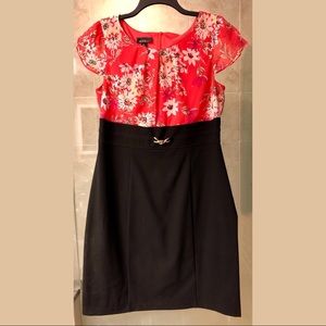 Alyx Short Sleeve Floral Sheath Dress